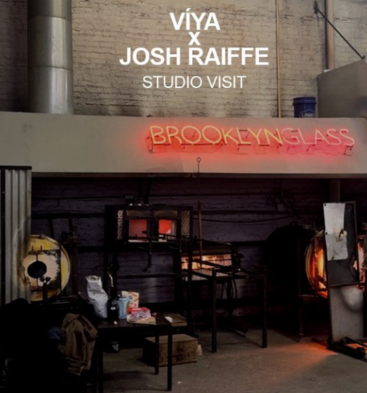 Josh Raiffe x Víya: Sculpting Light with Glass and Gems