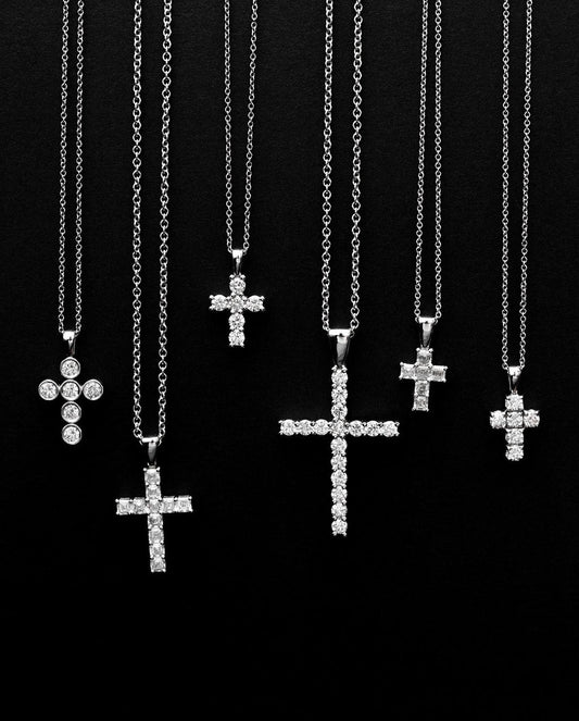 Diamond Cross Pendant Collection