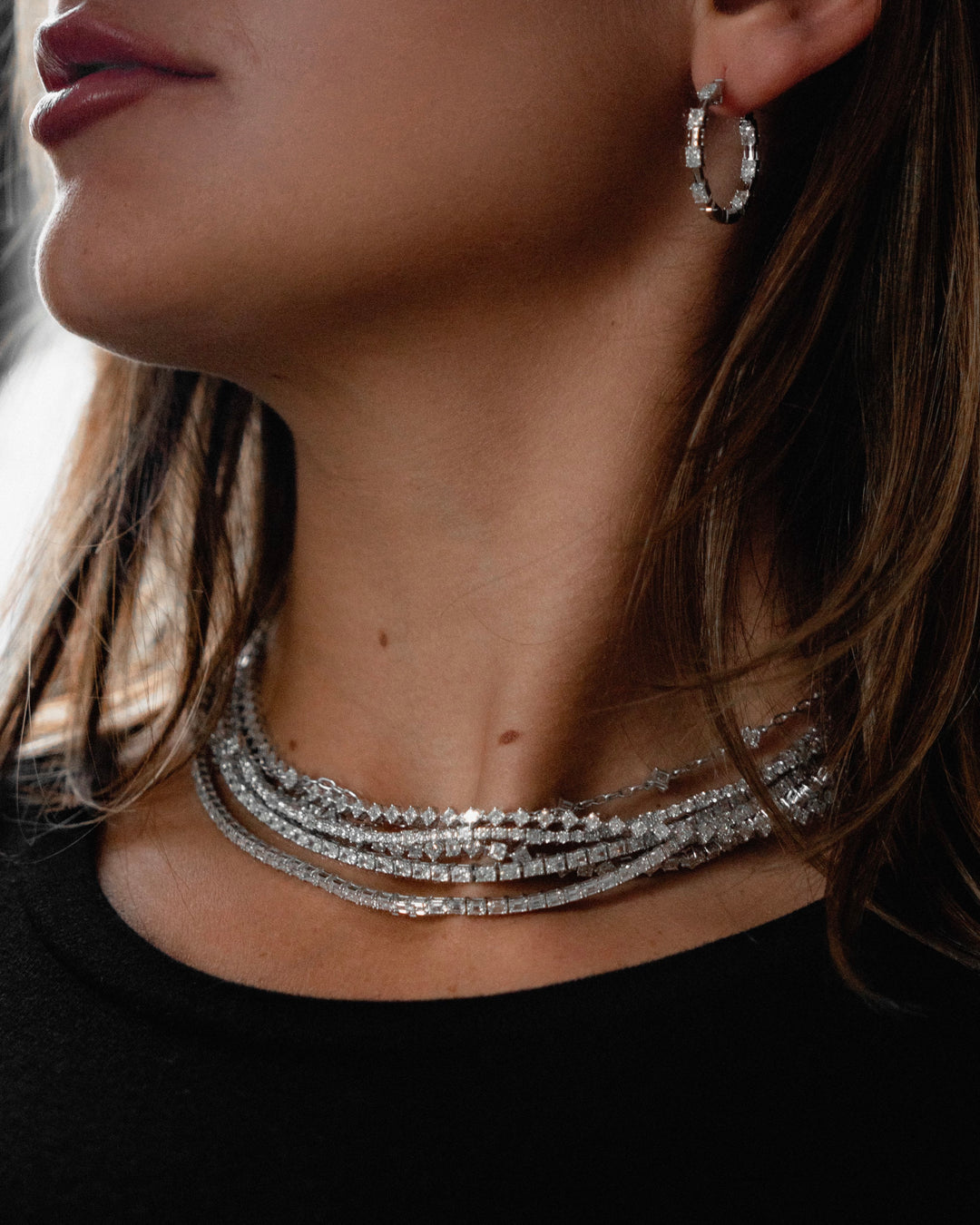 Diamond Necklaces & Pendants | Viya Jewelry