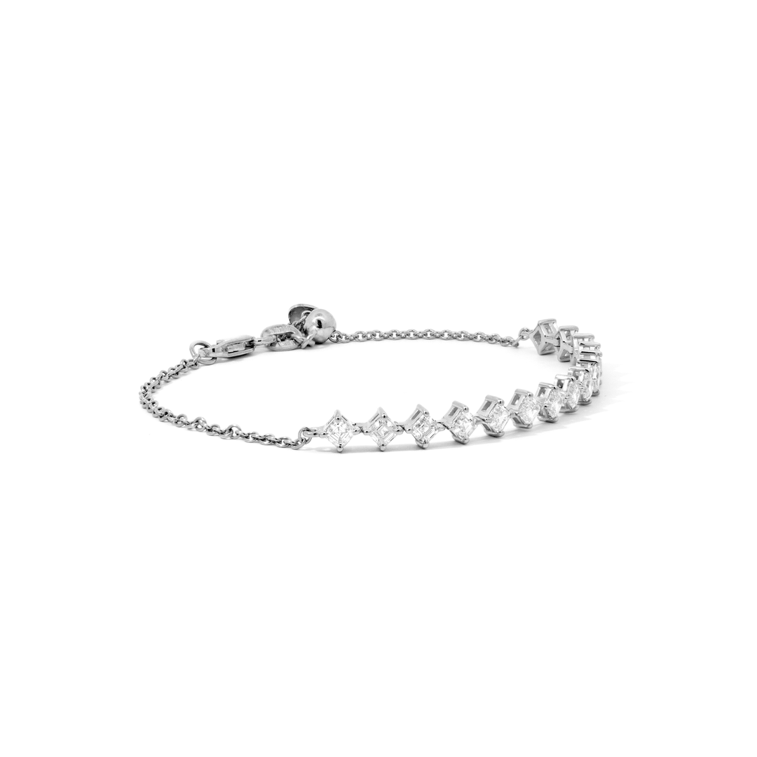 Asscher Adjustable Bracelet