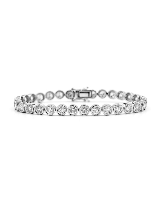 Moonrock Diamond Bezel Bracelet