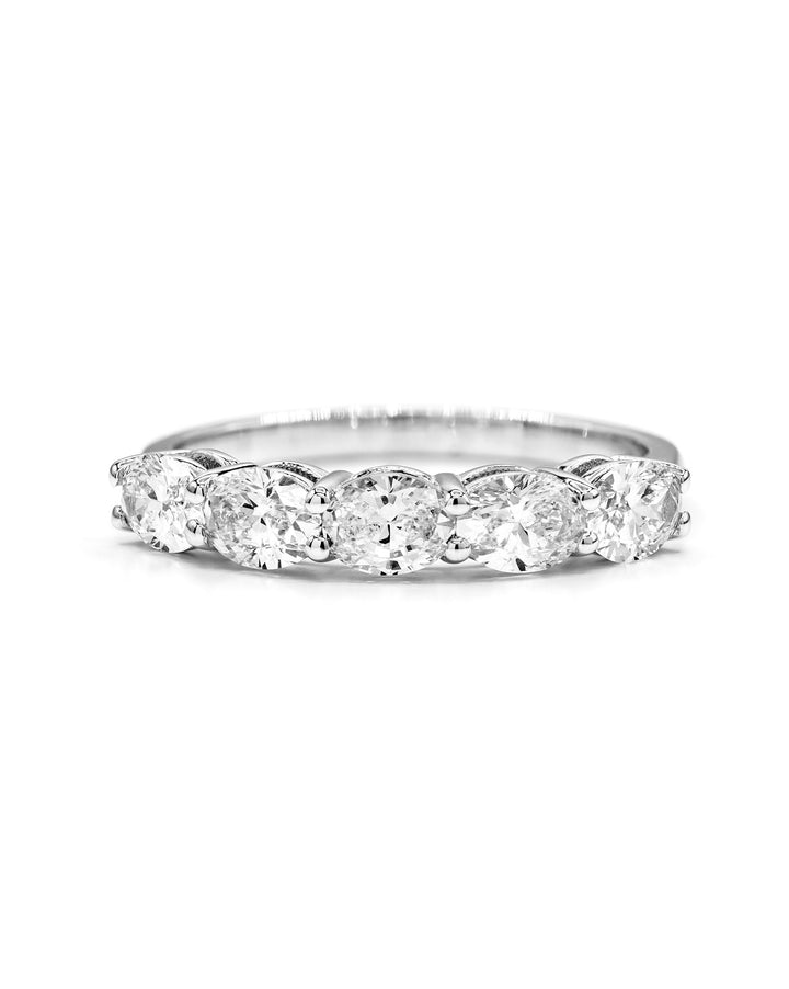 Oval 1ct Ring - 5 Stone